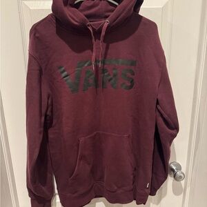 Vans Men's Burgundy Hoodie
